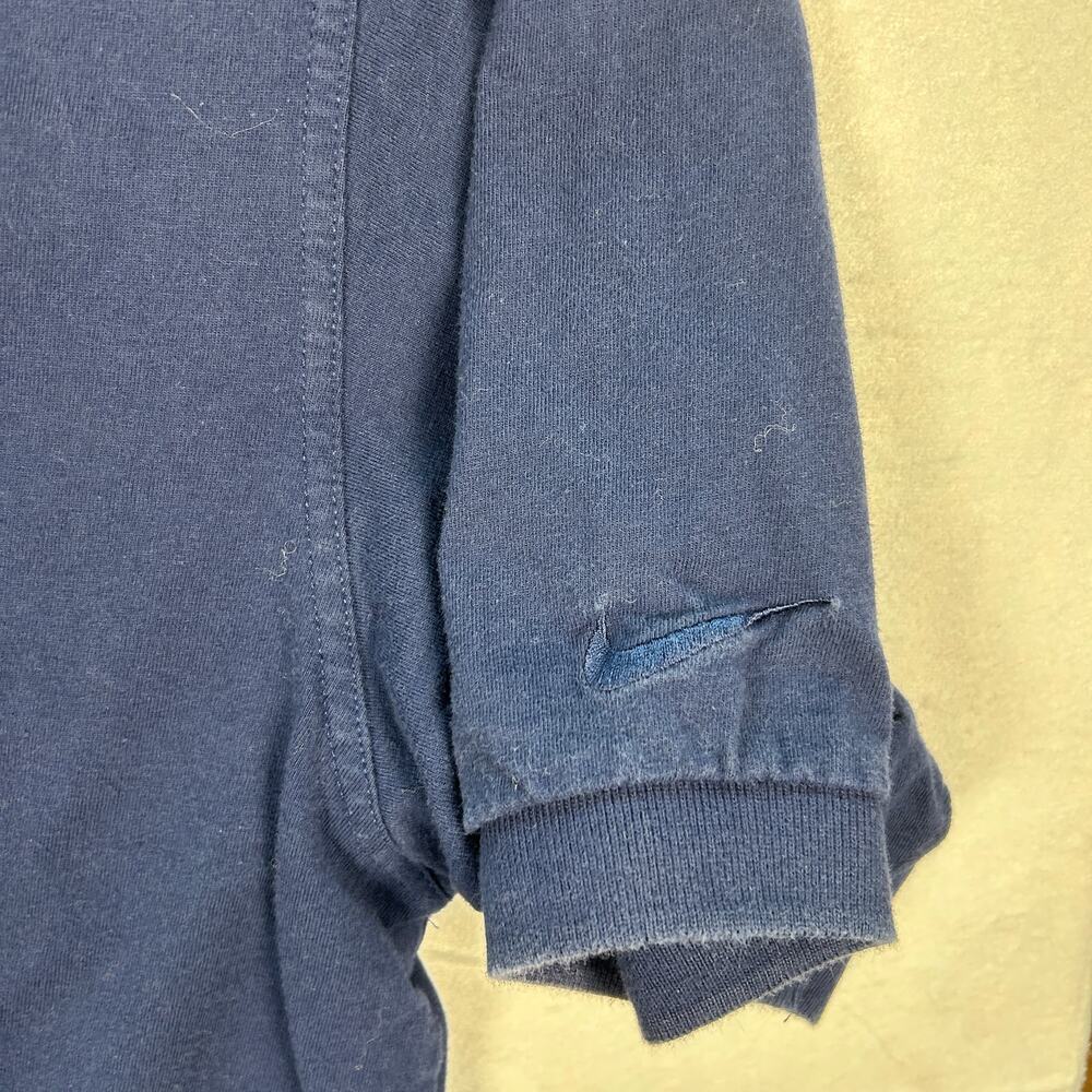 Vintage Nike Golf Men’s Polo Shirt, Navy Blue, Indian River Plantation, Large - Picture 3 of 10